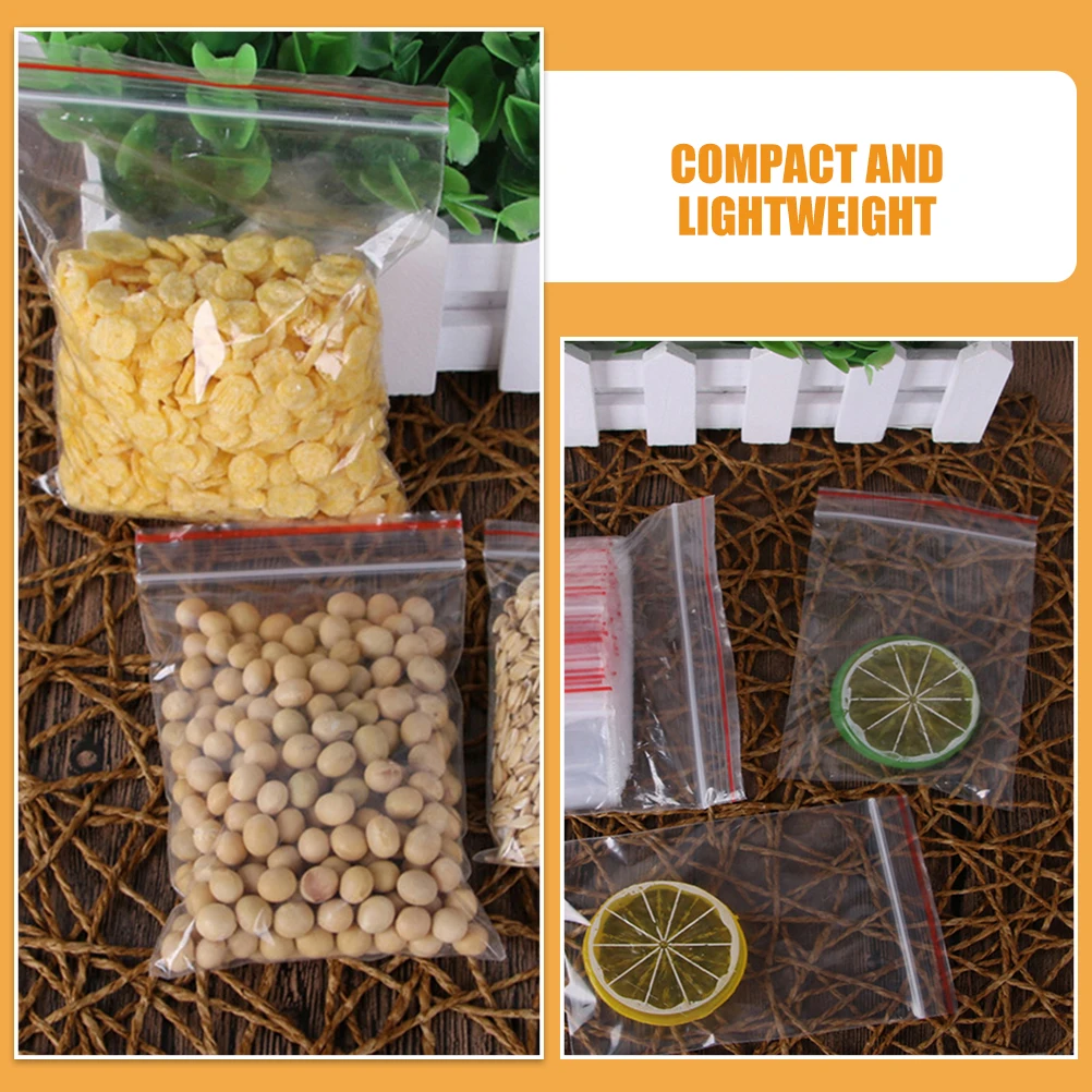 

200pcs Sealing Transparent Packing Storage Candy Sweets Portable Snack Cookie Wrapping Bags Food Bags