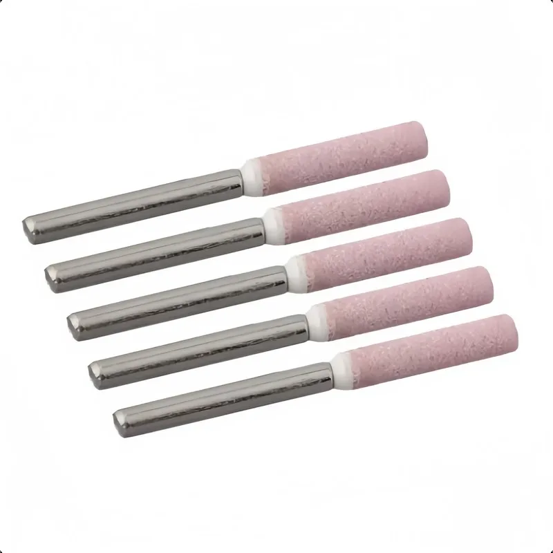12pcs 4mm Ceramic Grinding Heads, sharp & durable, for chainsaw, metal polishing, wood deburring