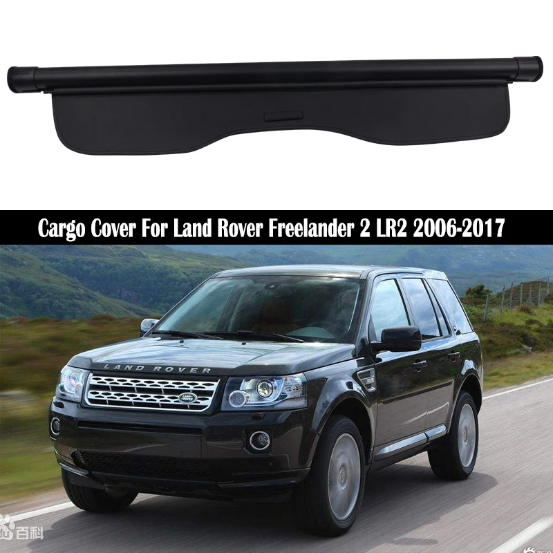 

Trunk Cargo Cover For Land Rover Freelander 2 LR2 2006-2021 Security Shield Rear Luggage Curtain Partition Privacy Accessories