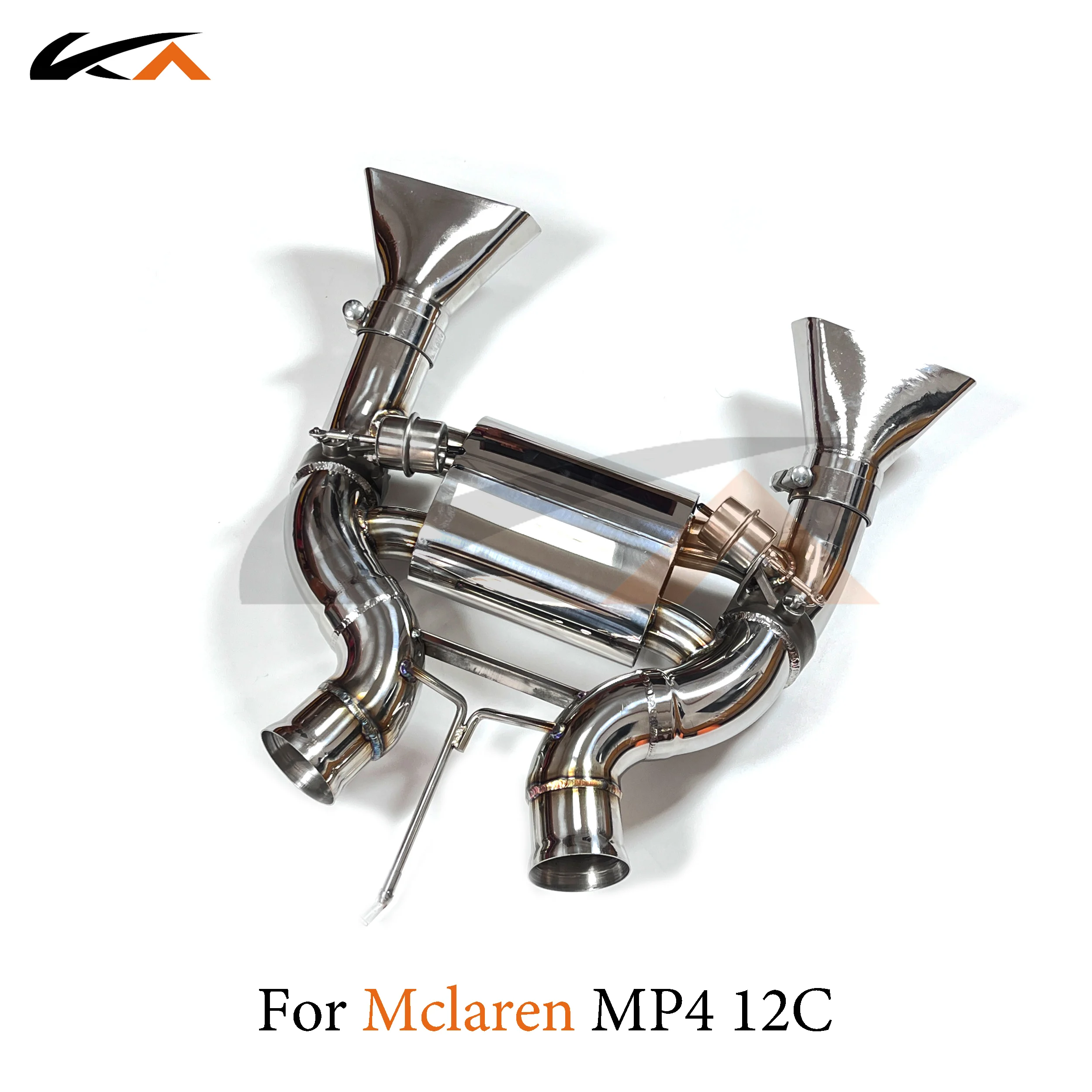 

KA Tuning exhaust system stainless catback for McLaren mp4 12c coupe 3.8t rear section performance muffler valve