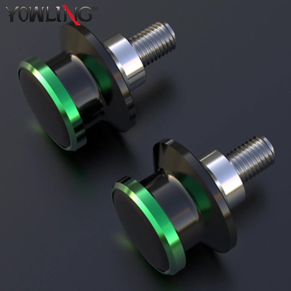 

For Kawasaki ZX4R ZX-4R 2014 2015 2016 2017 2018 2019 2020 2021 2022 M10 Accessories Swingarm Spools Slider Rear Stand Screws