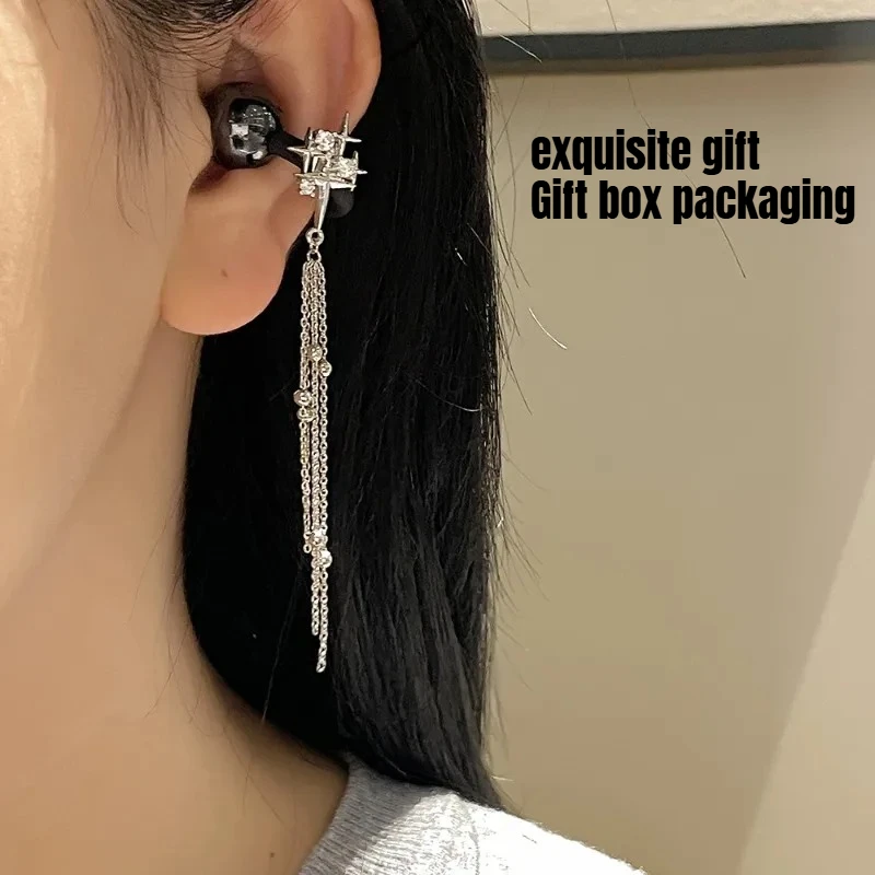 

Star Tassel Earphone Buckle Custom Sweet Headsets Decoration Suitable for Freeclip Earphones Accessories Headphone Clip Gifts