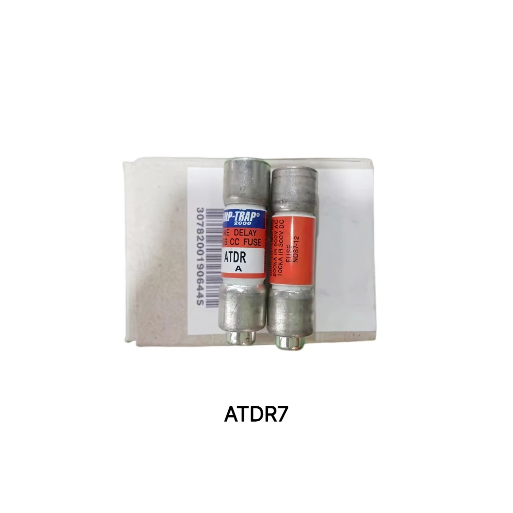 ATDR7 Class CC Time-Delay Current Limiting Cartridge Fuse 7A 600VAC 300VDC Motor PLC Circuit Protection 【10-Pack】 OEM
