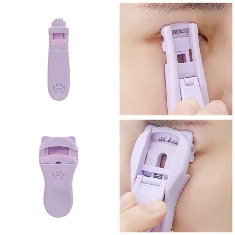 جديد رمش بكرة الشعر لطيف القط مخلب زاوية واسعة المشبك المحلي المهنية مجموعة طويلة الأمد رمش كليب المحمولة أداة الجمال الإناث