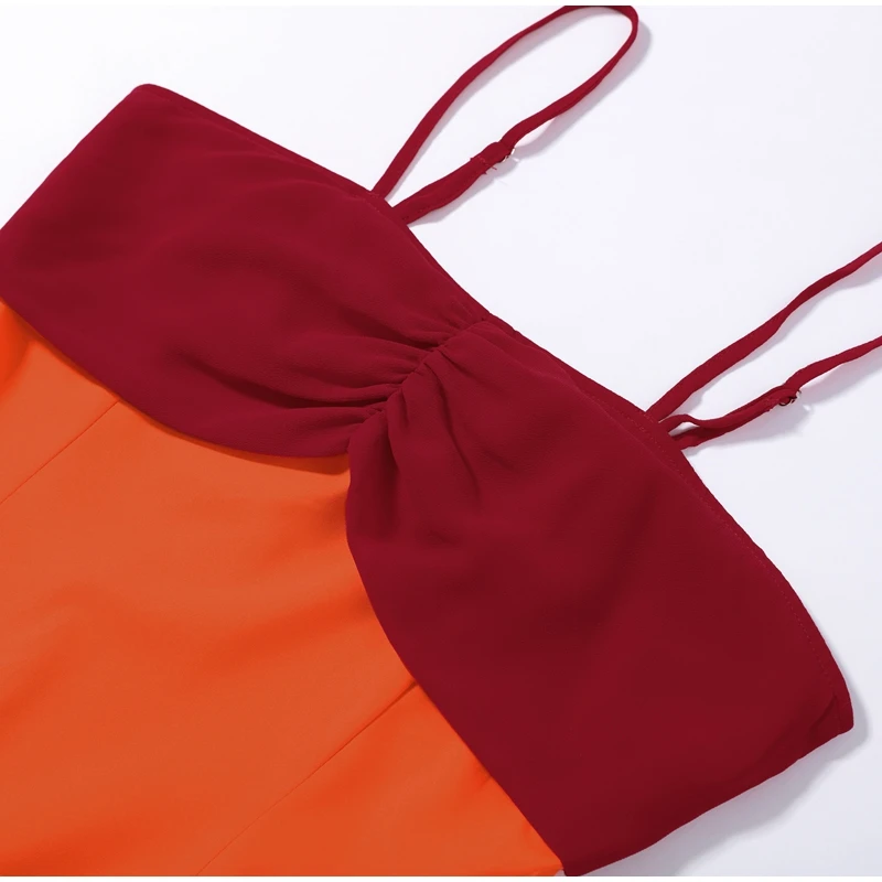 Damen Weißes Satin-Trägerkleid mit Strumpfhaltern, Spaghetti-Trägern, figurbetontem Minikleid und Strümpfen – Y2K Party Club Streetwear Damenmode-Kleid – Detail 3