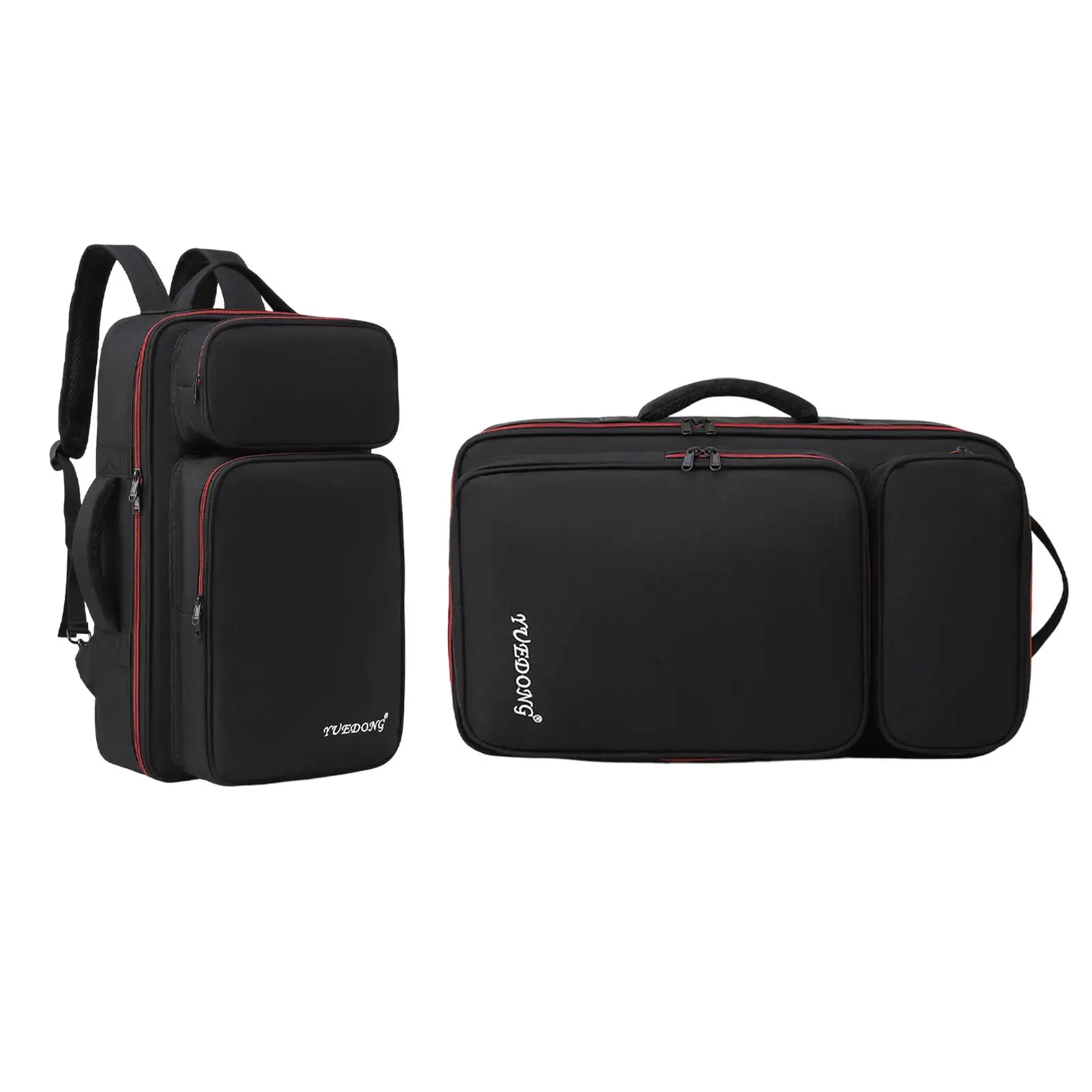 

Guitar Effects Pedal Board Storage Bag Portable Organizer Large Capacity Pedalboard Handbag Carry Case for Studio Traveling Show