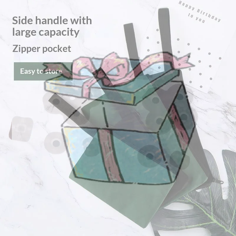【CCA】1pcs Handheld Tool Kit Organizing And Storage Bag Multi Functional Waterproof Tool Kit Canvas Oxford Cloth Bag Tool Bag