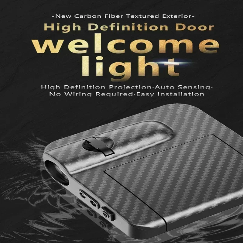 LED Car Door Lights Bulb Welcome Projector Courtesy Ghost Shadow Lamp for Fiat 500L 500x Ducato Tipo Panda Bravo Doblo Freemont view 4