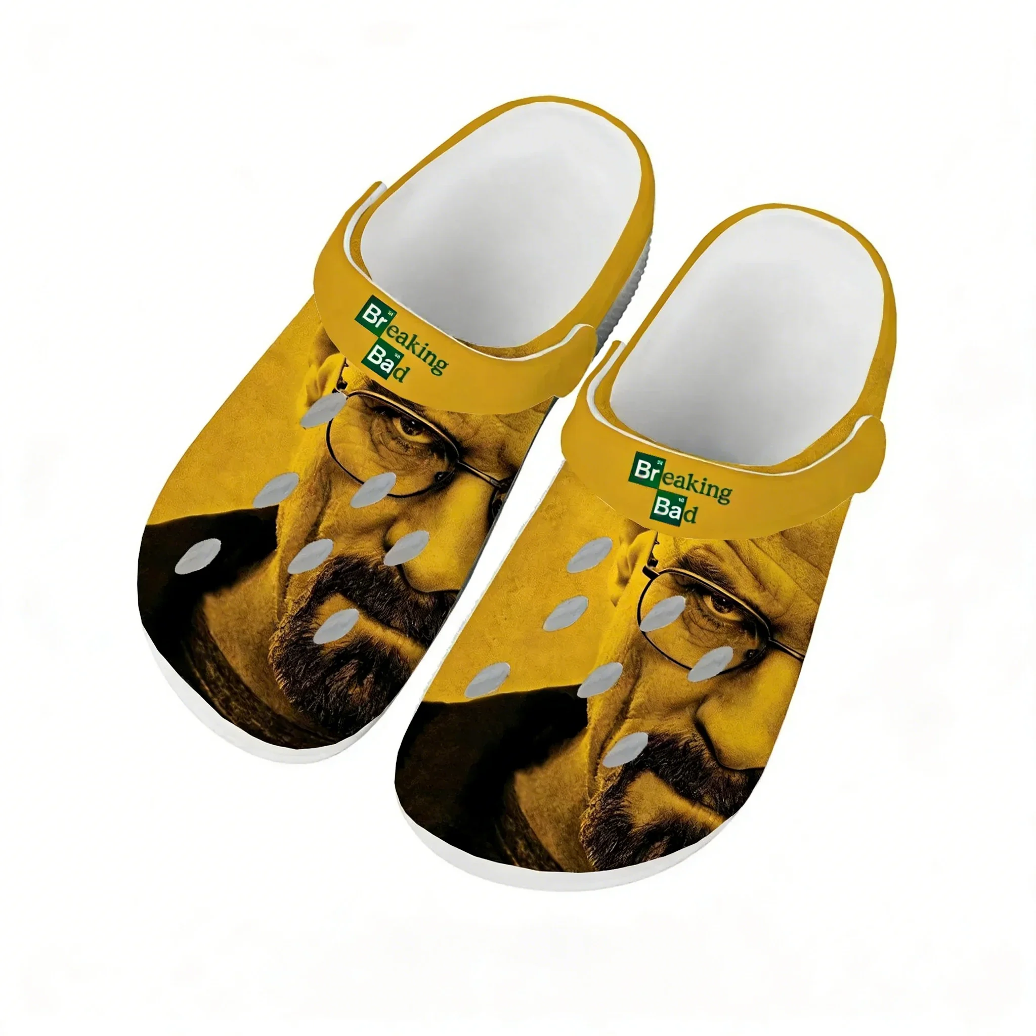 

Breaking Bad Water Shoes Mens Womens Comfortable Fashion Home Garden Clogs Customizd Sandals Beach Breathable Hole Slippers