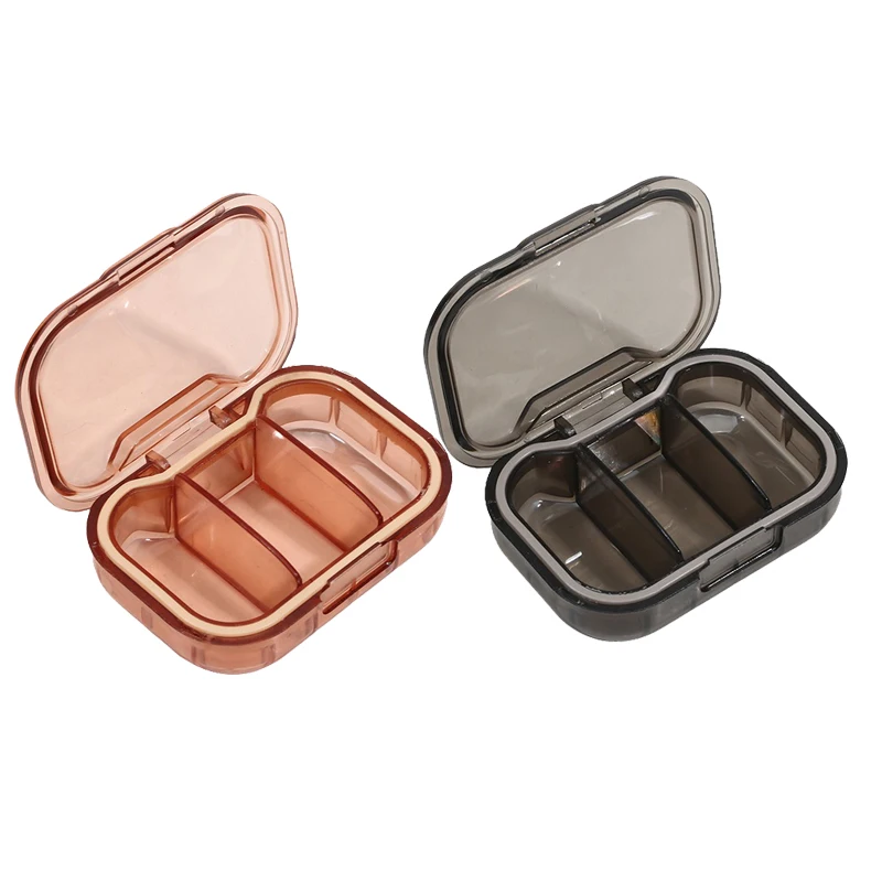 1/2/3 Stuks Mini Geneeskunde Pillen Doos Drug Opbergdoos Pillen Dispenser Pil Organizer Tablet Bunker case Container Draagbare