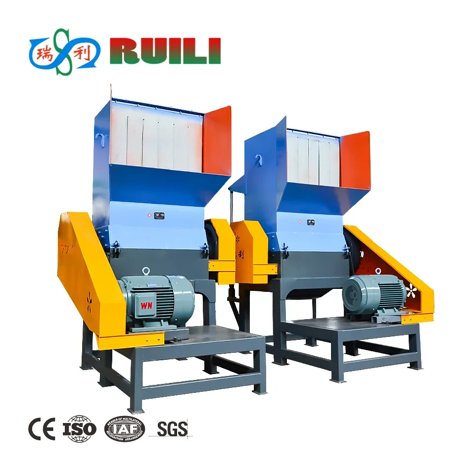 Plastic Grinder Machine Waste Plastic Crusher Big BagPP PE PET LDPE HDPE Plastic Crushing Machine