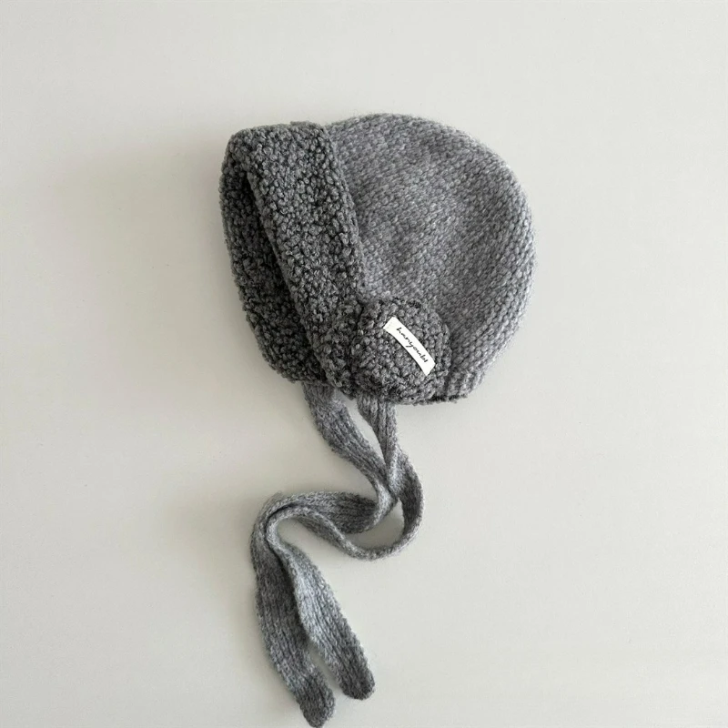 قبعة غطاء للأذن على شكل سماعة أذن للأطفال للخريف والشتاء، سميكة للدفء، مقاومة للرياح، غطاء رأس قطيفة للأولاد والبنات