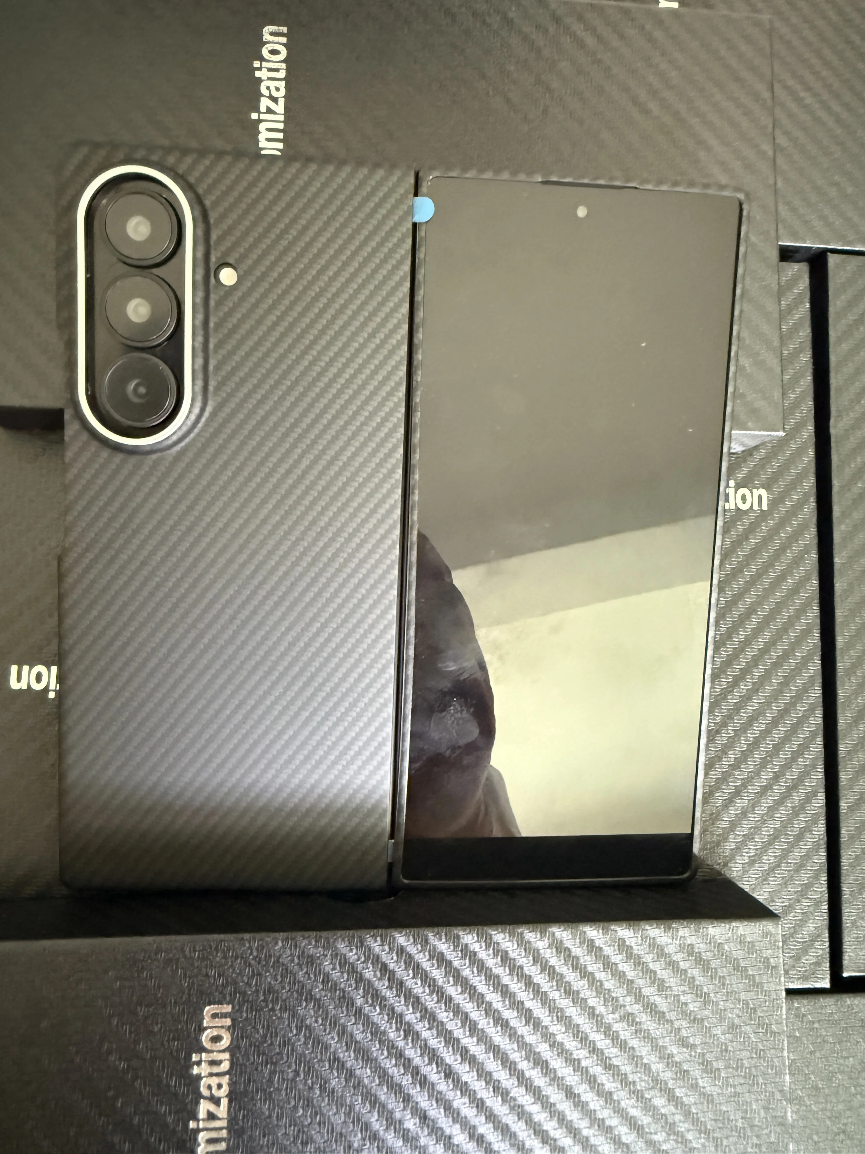 For Samsung Galaxy Z Fold8 Aramid Carbon Fiber Phone Cases Ultra-Thin Magnetic Bare Machine Feel Front Case And Back Fold 8 Case