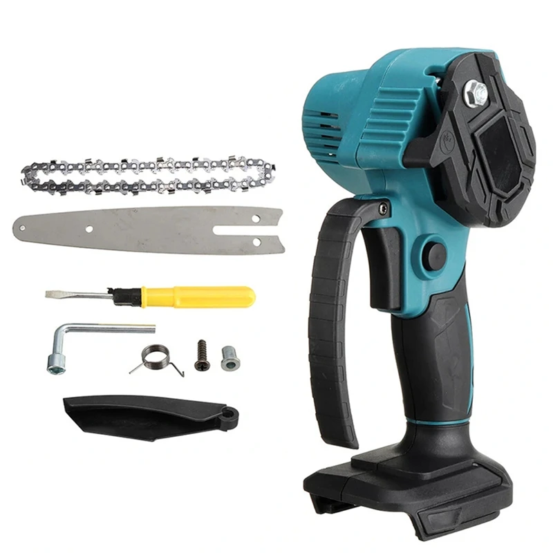 4-дюймовая бесщеточная бензопила, аккумуляторная электрическая цепная пила, ручные секаторы, садовые режущие инструменты для батареи 18 В