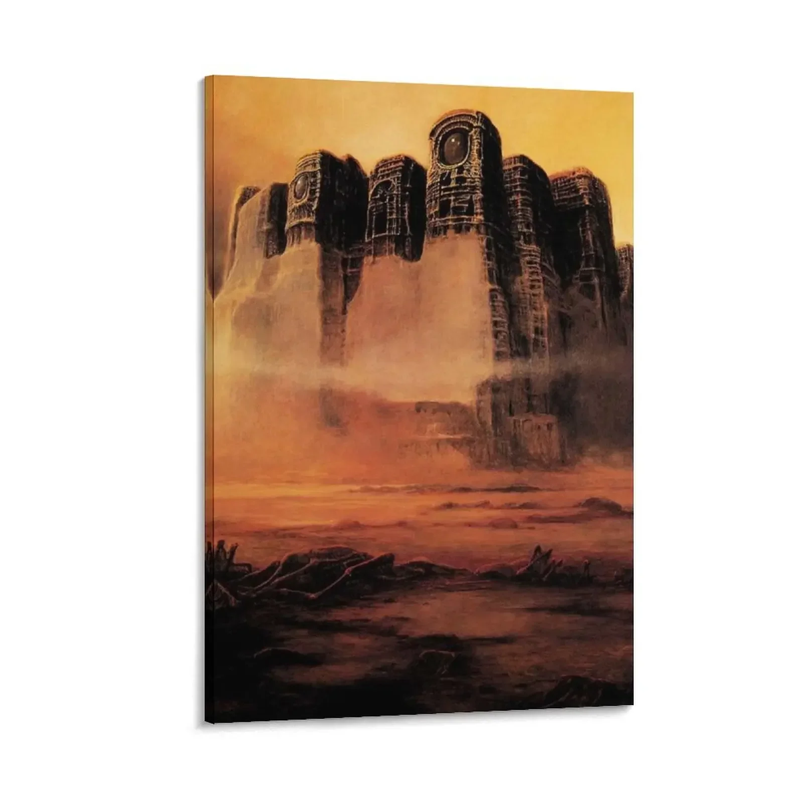 

Untitled, by Zdzisaw Beksiński Canvas Painting anime home decoration accessories Wall decoration frame living room decoration