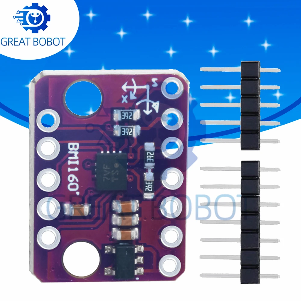 6DOF Inertial Measurement Unit, BMI160 High Precision Accelerometer Gyroscope Sensor Module