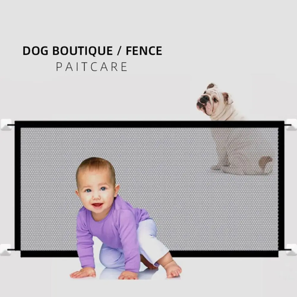 Convenient Durable Safe Care Product Outdoor Mesh Gauze Child Barrier Fences Baby Safe Guard Door Kids Supplies Pet Gate Safety