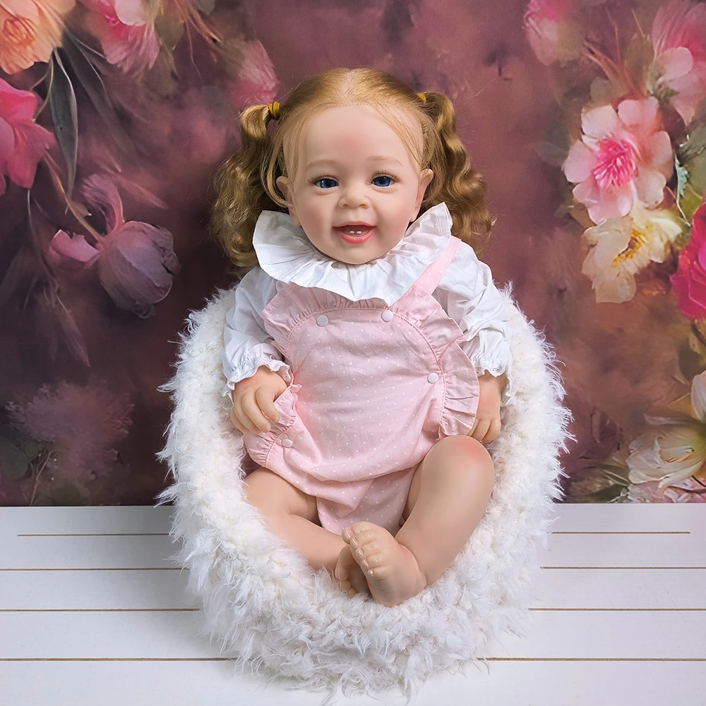 

Reborn Dolls 58cm 23inch Yannik Full Body Silicone Vinyl Realistic Newborn Children Gift Dolls Bridal Gift Kids DIY