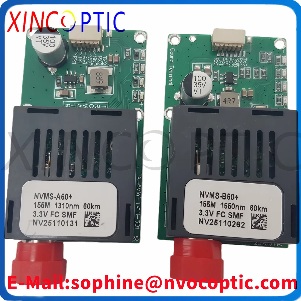 1Ch Anolog Video +1Ch TTL TTL Level Signal 1*9 155M 1310nm1550nm  SM FC Connector Sky/Ground  Terminal