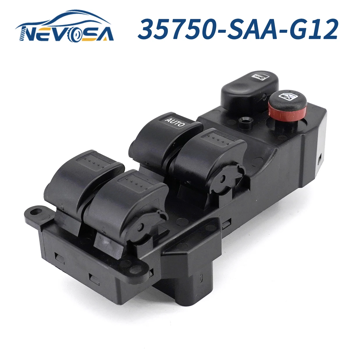 NEVOSA 35750-SAA-G12 Electric LHD Front Left Power Window Lifter Control Switch For Honda Jazz 2003-2008 35750-SEL-P11 Car Parts