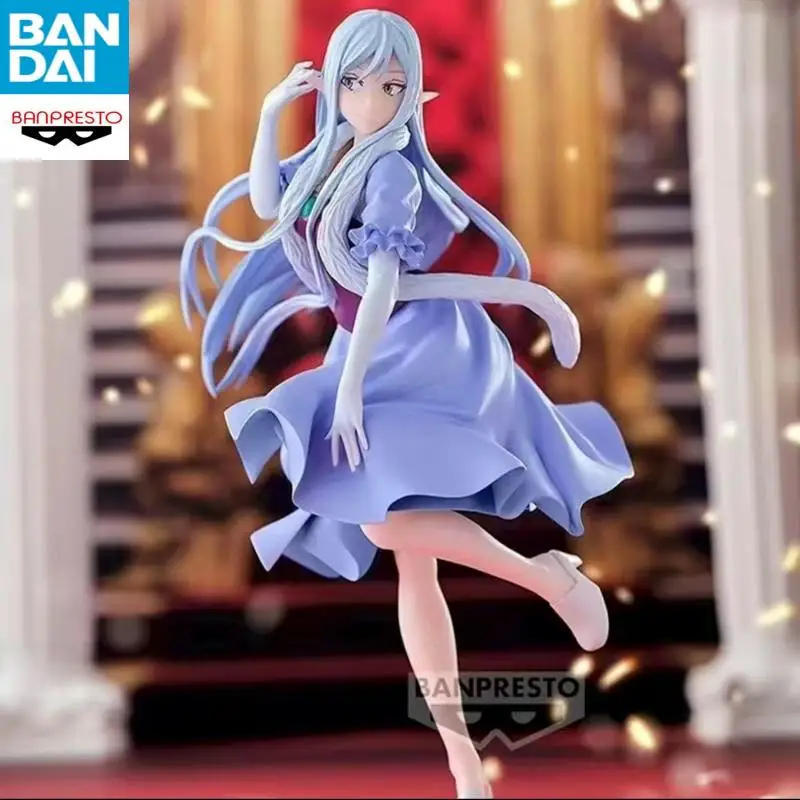 В наличии BANDAI NAMCO Elmesia El Ru Sarion Tensei Shitara Slime Datta Ken Wiki ПВХ Игрушечная фигурка Модель Настольный орнамент кукла Подарок