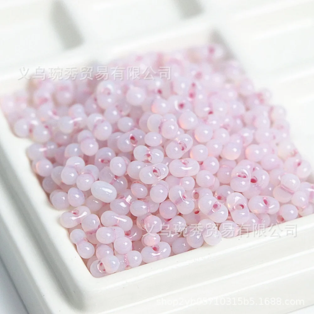 Excellent 3 * 6mm protein peanut beads, gourd glass beads, handmade DIY bead bracelets, necklaces, accessories, materials