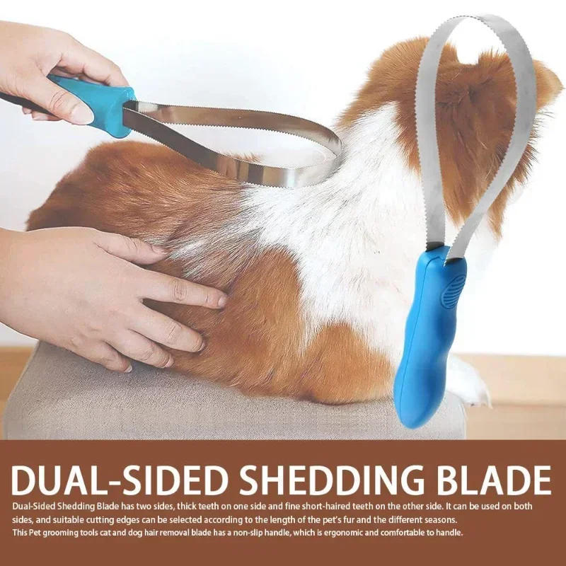 Pet Dog Horse Metal Sweat Scraper Shedding Blade Brush Grooming Hair Care Tool Horse Grooming Tool Cleaning Pet Products