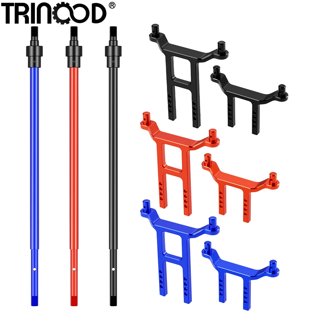 

TRINOOD Alu Alloy Center Drive Shaft Front Rear Body Post Column Mount for 1/18 T-raxxas Latrax Teton, Desert Prerunner Parts