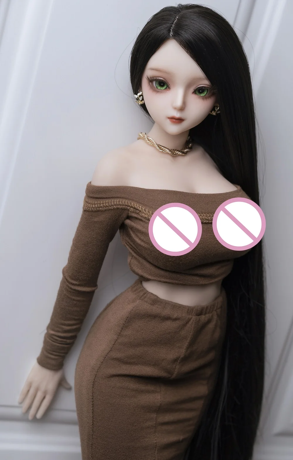 

60cm Small Realistic Silicone Mini Doll Soft Anime Action Figure Doll Soft Real Skin Touch Feeling