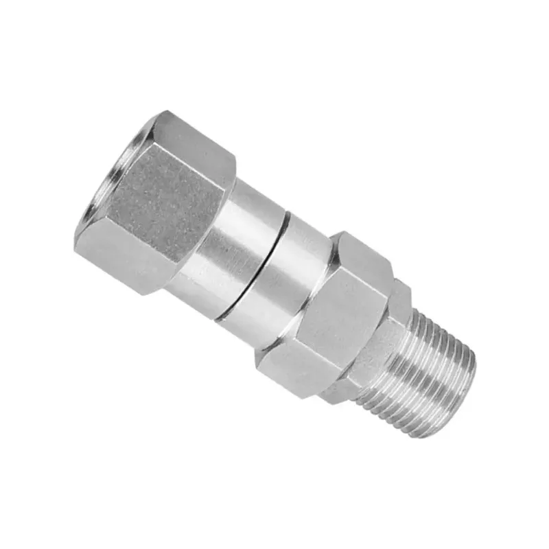 1pc High Pressure Washer Swivel Joint 3/8 Inch Pressure Washer Hose Fittings 4500 PSI 360 Degree Rotation Connector Car Washing