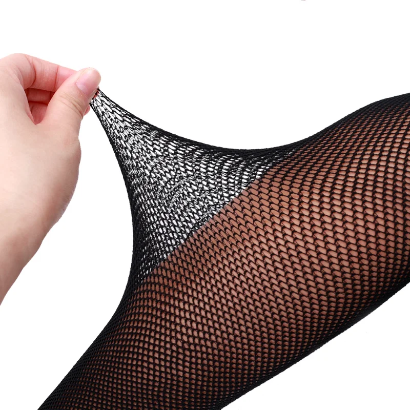 Vrouwen Sexy Body Stocking Panty Top Dij Hoge Kousen Elastische Jarretel Kousenband Visnet Panty Lingerie