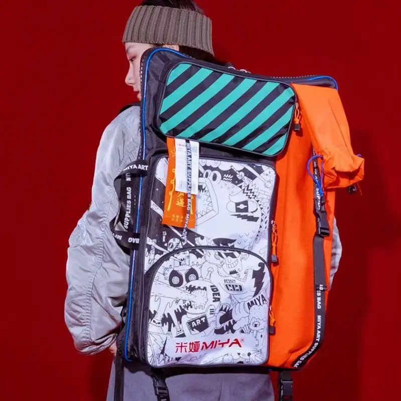 Mochila de artista de estilo chino A2, suministros de arte, bolsa de dibujo, Bolsa Escolar de arte para Artista