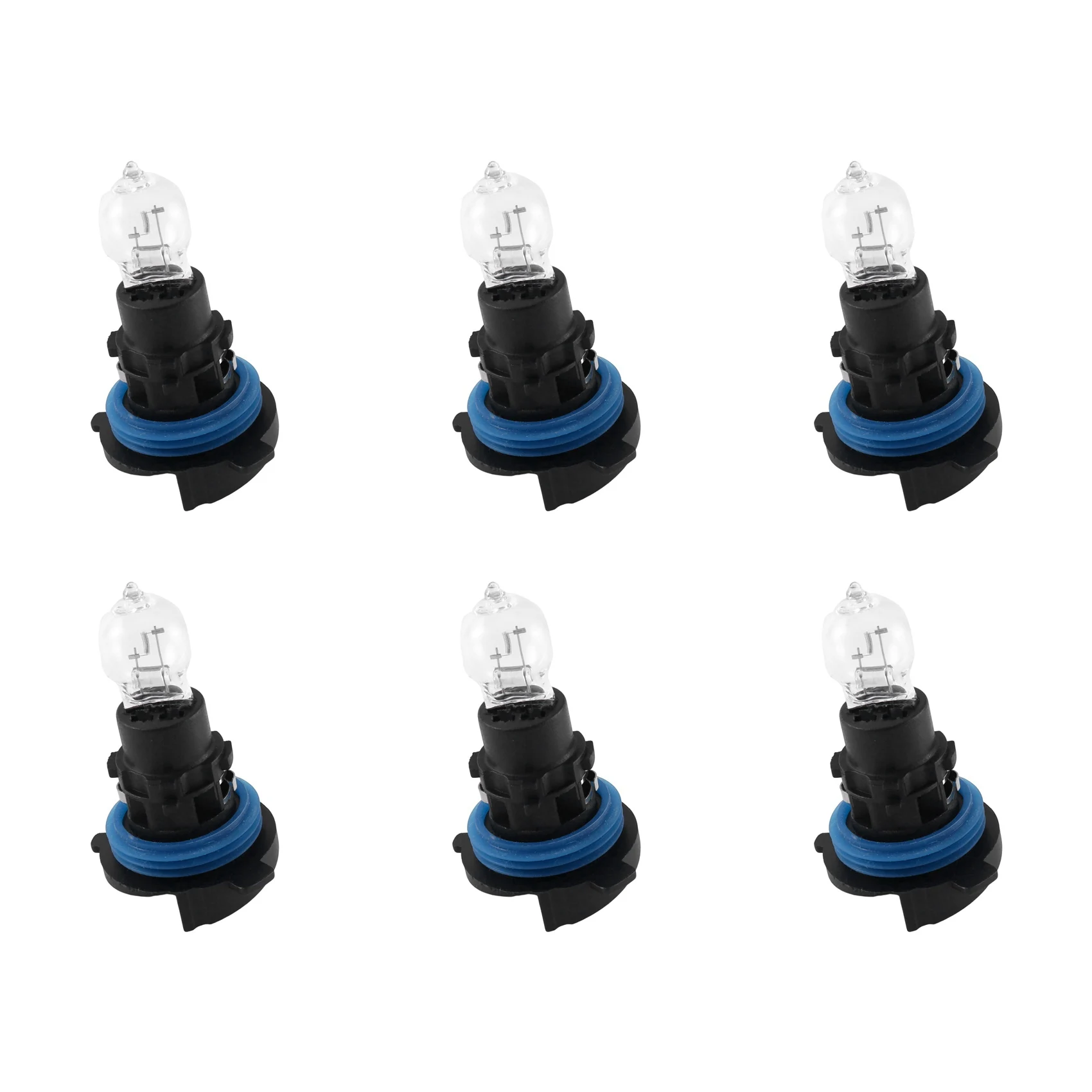 

6Pcs Front Daytime Running Light Bulb With Base 6216F6 89072904 PH24W For 3008 5008 Citroen C5 12V 24W