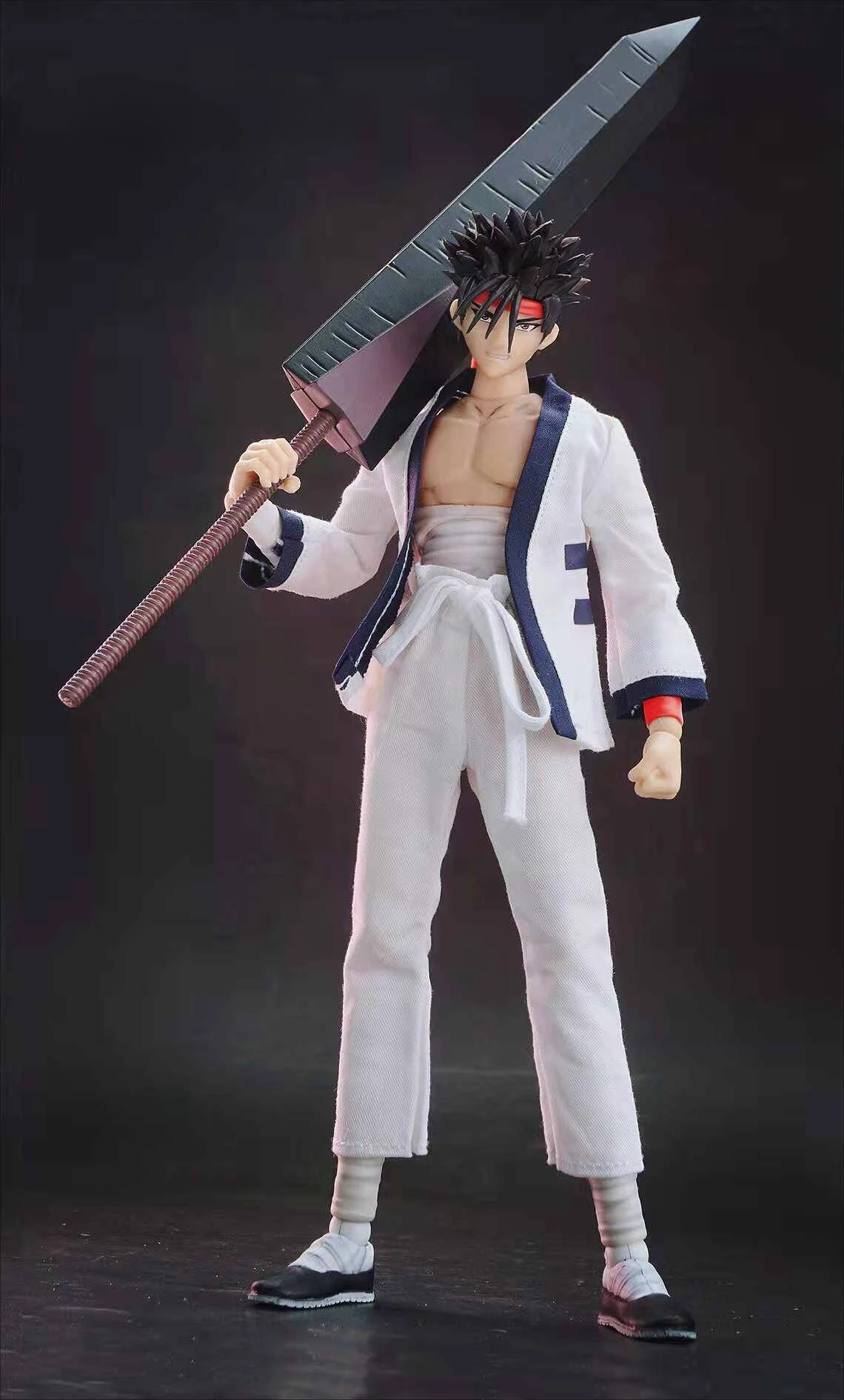 Na stanie Dasin/Great Toys/GT Rurouni Kenshin Himura Sagara Sanosuke Shishio Makoto SHF 1/12 16cm/6 cali Figurka Akcji PVC