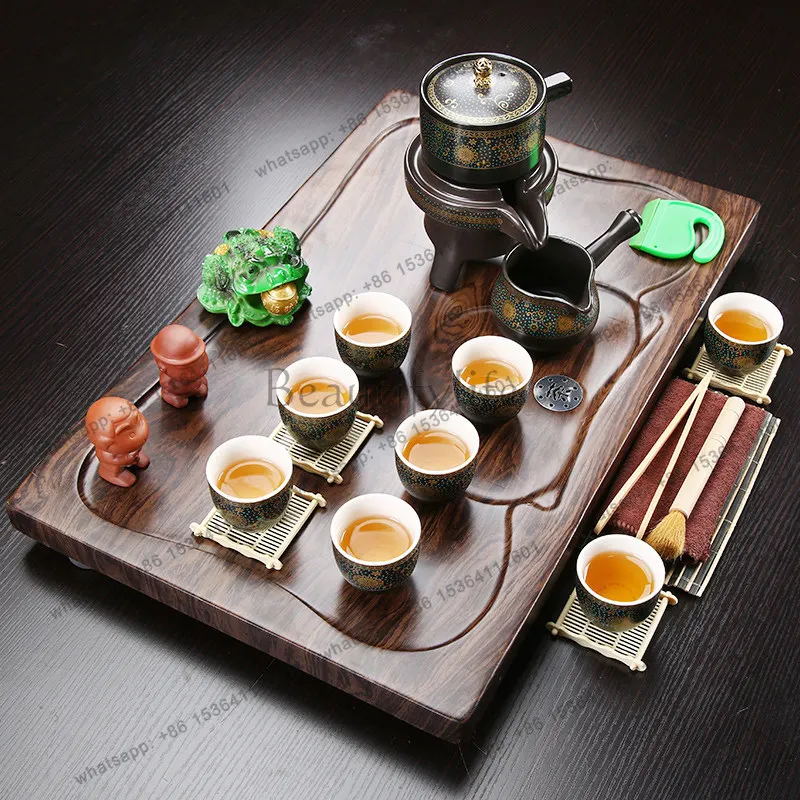 Factory Direct Sales Serving Ceramic Tea Tray Decorative Ceremony Accessories Trinket Kitchen Tea Tray Irregular Tableware Bande
