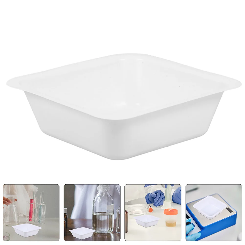 

10Pcs Reusable Square Weighing Plate for Laboratory Accurate Measurement of Small Samples Plastic Weigh Boats for Scientific