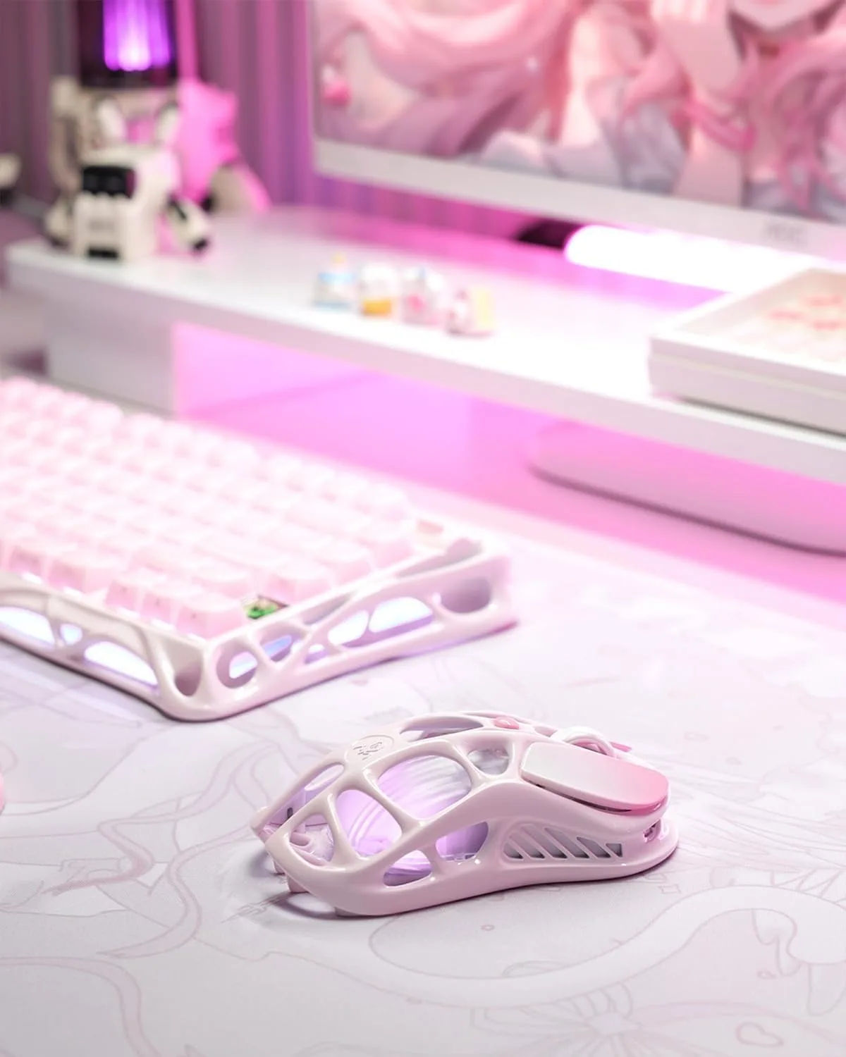 GravaStar Mercury M1 Pro Wireless Gaming Mouse Alloy 26000 DPI Programmable Buttons Bluetooth 2.4G Wired RGB E-sports Mouse