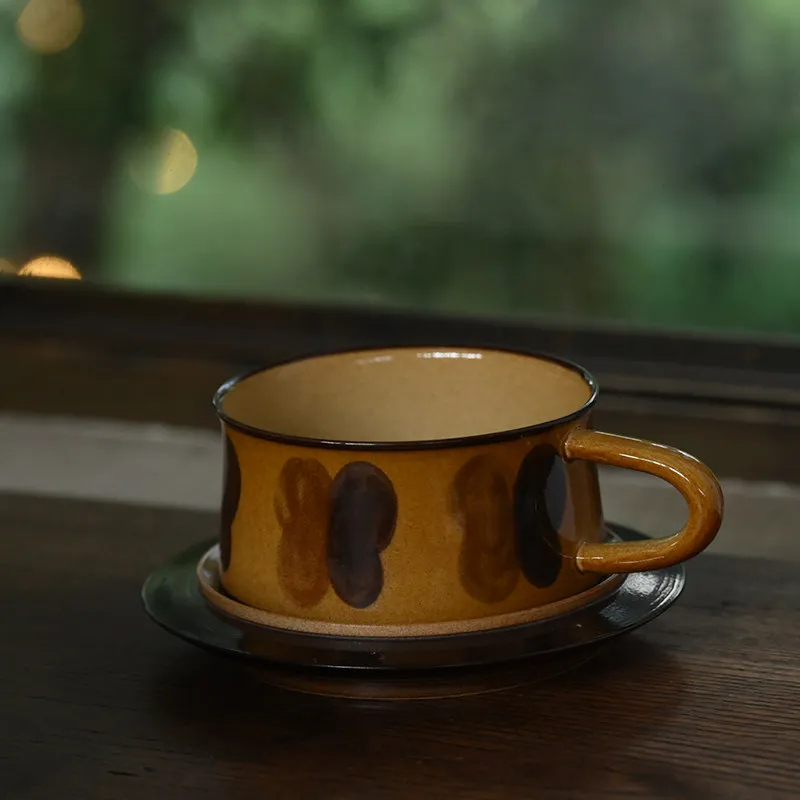 Children Portable Coffee Cup Set Camping Outdoor Container Coffee Cup Set Dosing Cup Plates Cantinho Do Cafe Cafe Accessories