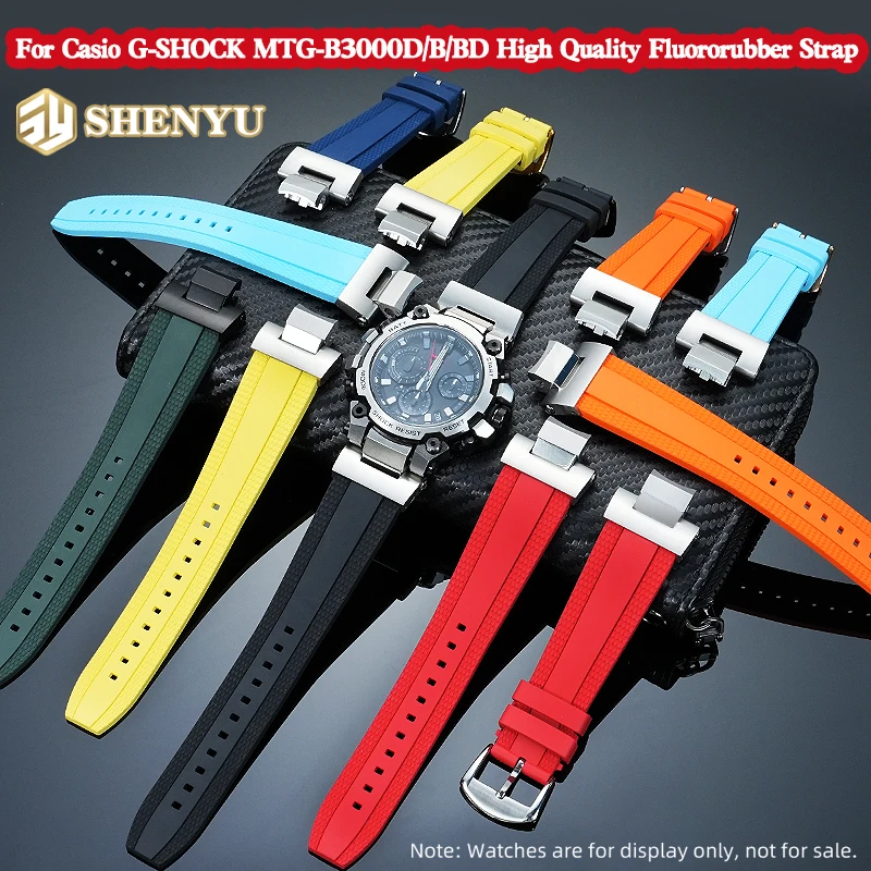 pour-casio-g-shock-montre-5672-mtg-b3000-modifie-sport-bracelet-de-montre-en-caoutchouc-fluore-mtg-b3000-chaine-etanche-en-caoutchouc-de-haute-qualite