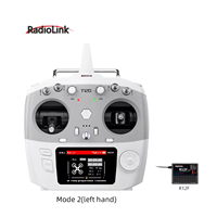 RadioLink T12D 12CH RC Transmitter 2.4GHz 2.8Inch 4000M Distance with R12F Receiver for FPV Drone Fixed Wing Car Boat Robot