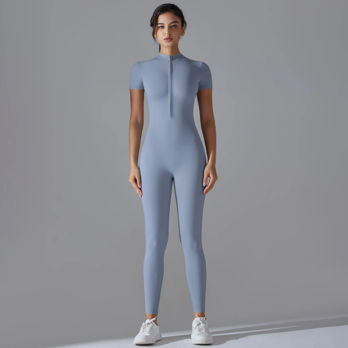 Frauen Bodys Fitness Sport Body Yoga Anzug Atmungsaktiv Schnell Trocknend Sport Yoga Kleidung frauen Gym Push Up Workout – Detail 28