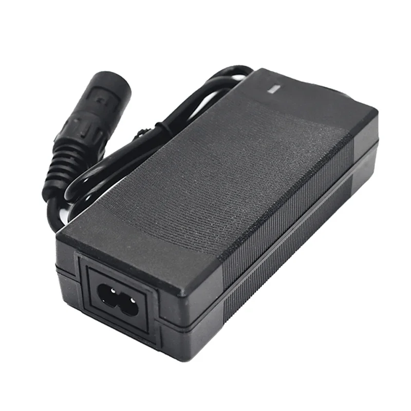 54.6V 2A Li-ion Li-Polymer Sạc 48V 18650 21700 Xe Đạp Điện Sạc Pin Li-ion 3-pin XLR Ổ Cắm Cổng Kết Nối