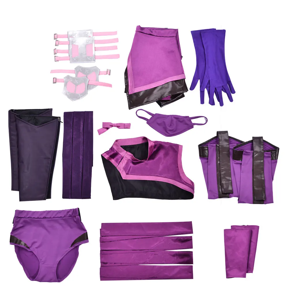 Game Mortal Kombat Mileena Cosplay Costume Sexy Women Purple Battle Uniform Suit Halloween Carnival Party MK11 Ninja Outfits