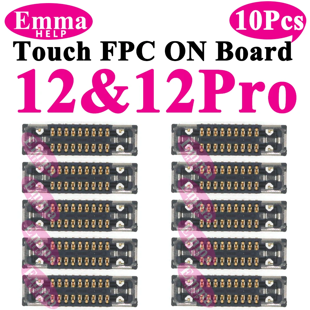 10Pcs LCD Display FPC Connector On Motherboard Screen Logic Board For iPhone 14 13 15 Pro Max Plus 11 12Promax 13Pro XR XS image 4