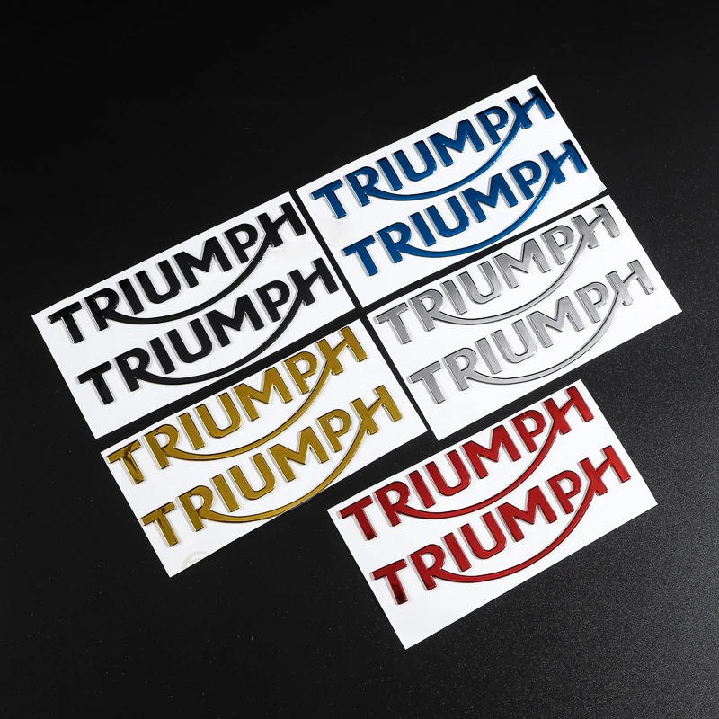 

For TRIUMPH DAYTONA 675/675 R SPEED TRIPLE 1050/1050 R Sticker 3D Logo Motorcycle Decal Tank Emblem For TRIUMPH All Motorcycle