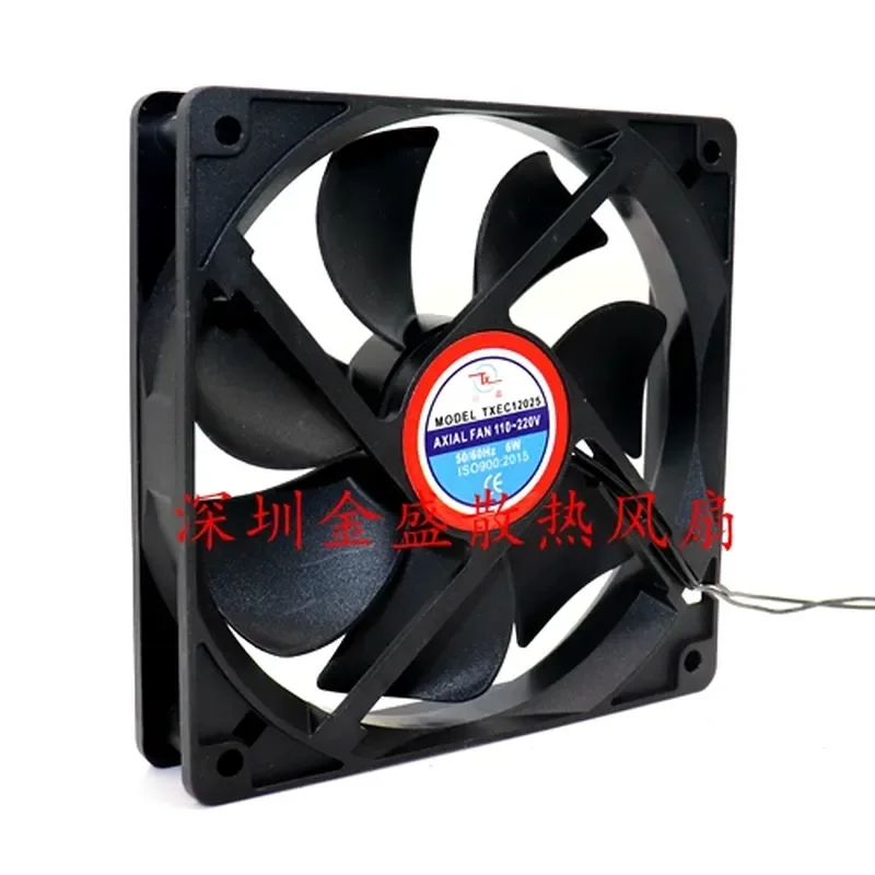 for Tongxin 12cm 12025EC Fan TXEC12025 110V-220V Dual Voltage Large Air Volume Cooling Fan