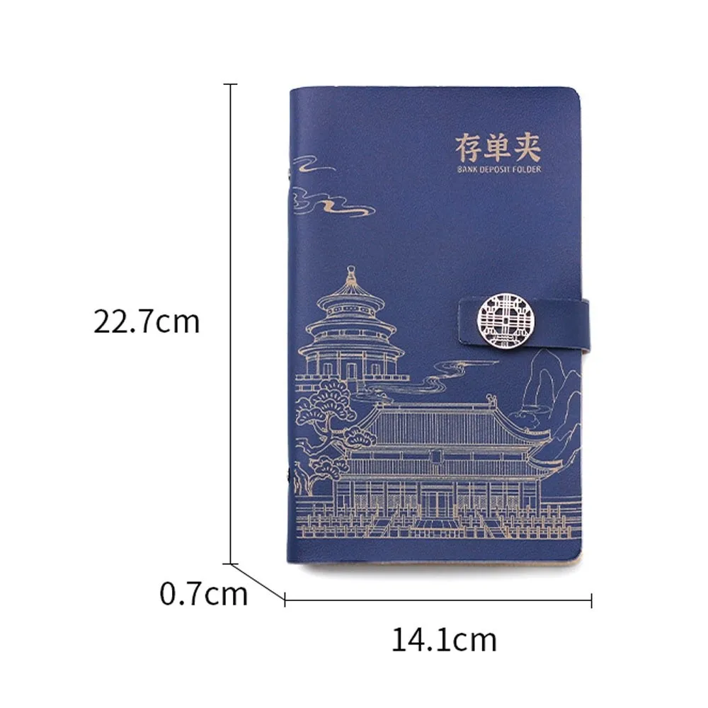 새로운 돈 절약 돈 절약 노트북 방수 PU 기념 컬렉션 도서 재사용 가능한 스토리지 도서 예산 바인더