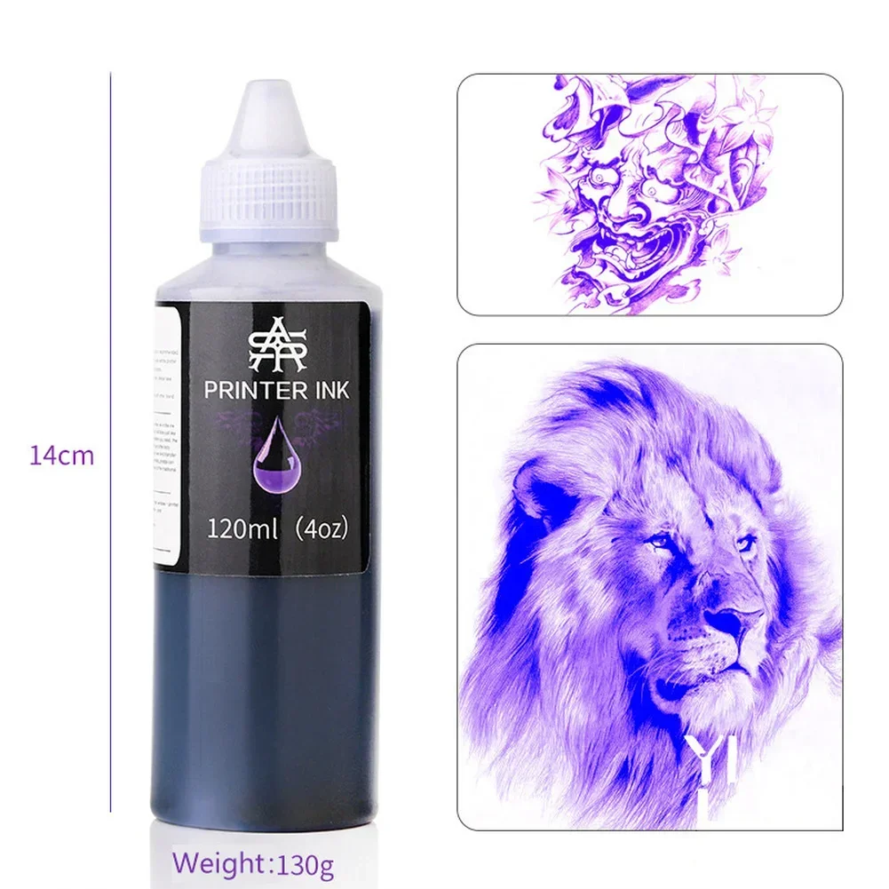 120ml Professional Tattoo Template Printer Special Ink Inkjet Printer Template Machine Transfer Tracing Paper Art Painting Tool