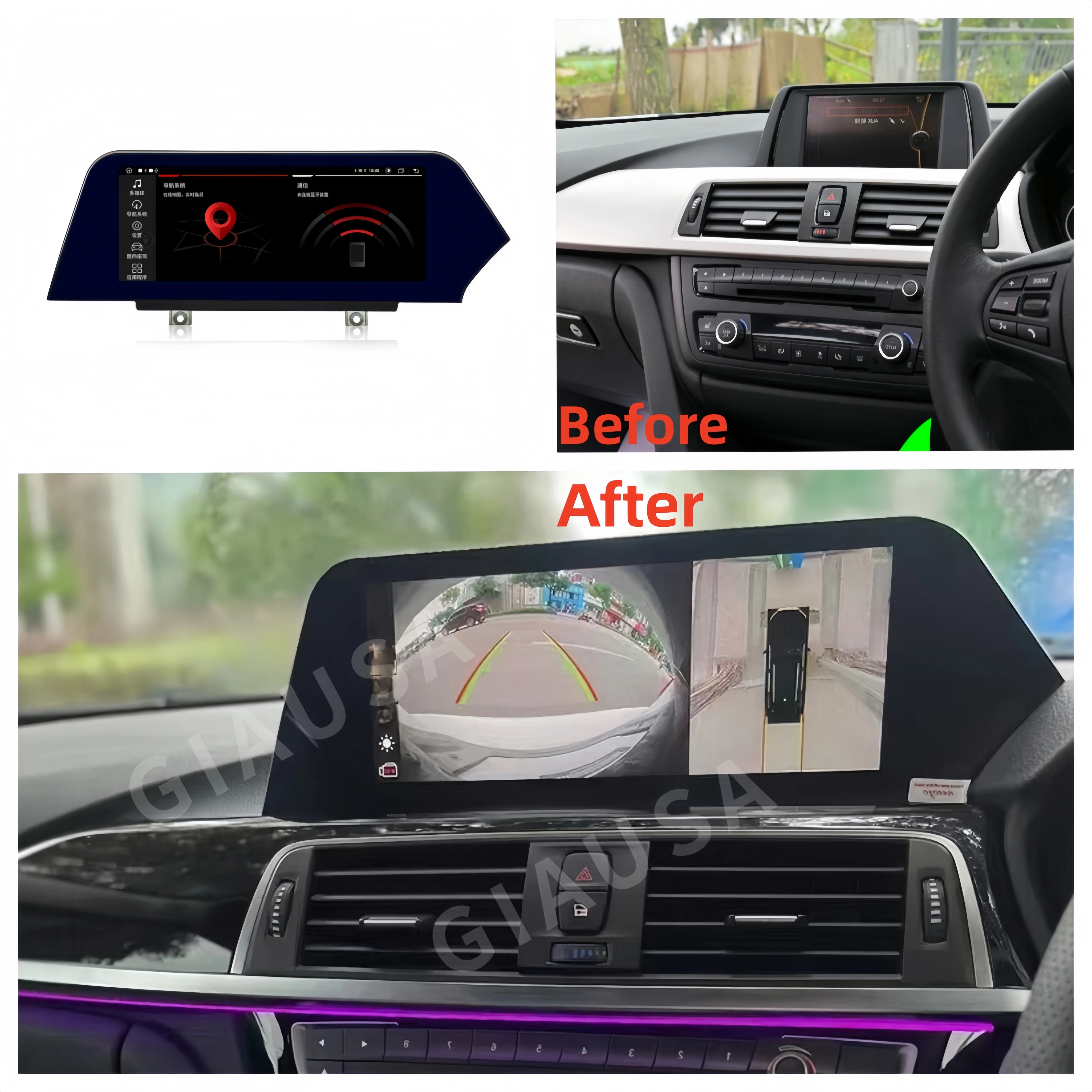 12.25''  Android 15 Car Radio For BMW 3 Series/4 Series 2013-2018 EVO NBT G20 F30 F31 F34 F35 F36 Screen Car Radio GPS  Multimed