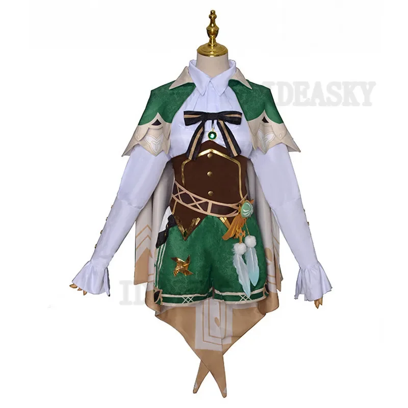 Parrucca del costume Genshin Impact enti e ha cosplay genshin impatto accessori femminili testa costume cameriera scarpe da ragazza vestito PA7908